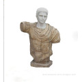 Classic Stone Bust Statue of Augustus Caesar